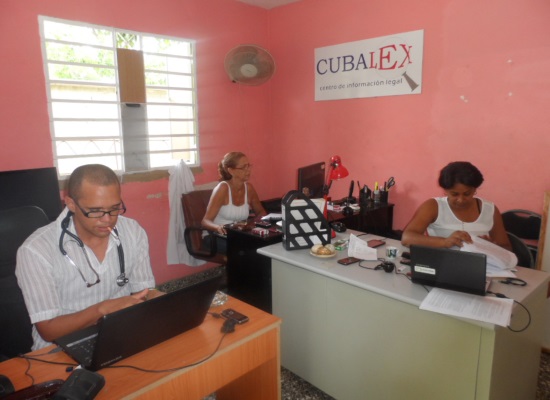 Cubalex office in Havana (photo by the author)