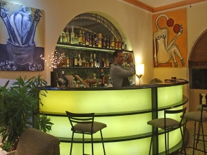The Gallery Bar at the corner of 12th and 19th, Vedado.