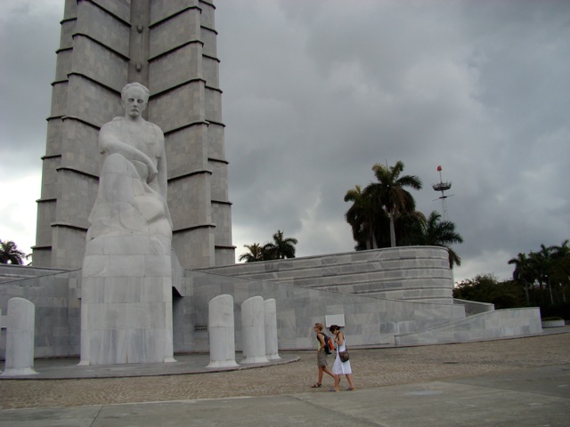Jose Marti in the Plaza of the Revolution, Havana, Cuba. Photo: MJPorter