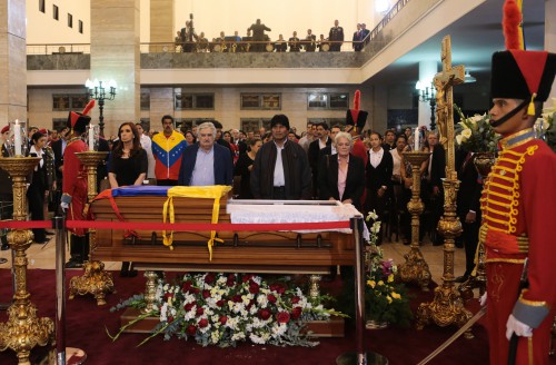 Chavez funeral, 8 March 2013. Photo: Wikimedia commons