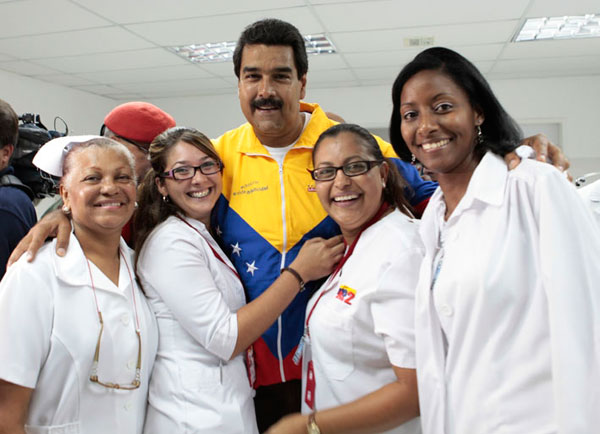 Nicolás Maduro has used the Barrio Alto program to win followers in the hills and villages in the jungle.