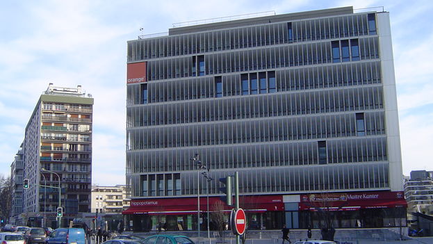 Headquarters of the French company Orange in Paris