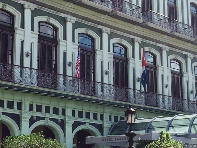 The Hotel Saratoga in Havana
