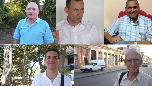 José Daniel Ferrer, Felix Navarro, Hector Maseda, Jorge Olivera and Librado Linares