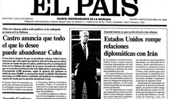 On April 8 the front page of the Spanish newspaper "El Pais" headlined the events in Havana