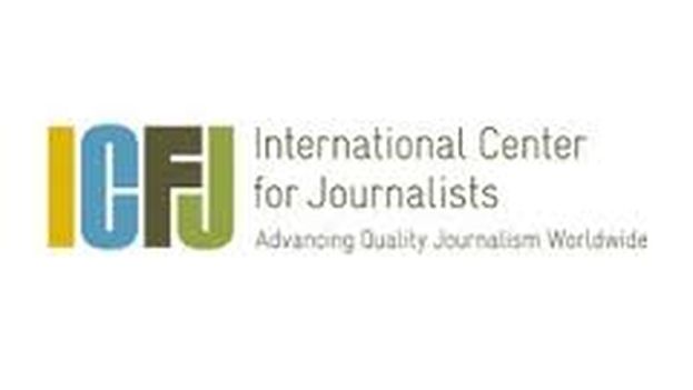 Logo of the International Center for Journalists