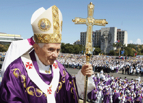 Benedict XVI at the Plaza, Havana (Photo from the internet)