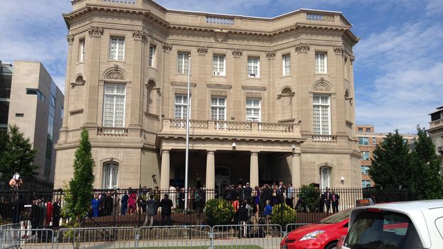The new embassy of Cuba in the USA. (14ymedio)