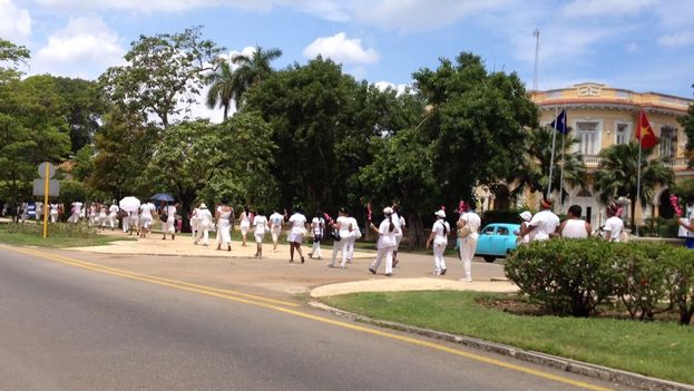 March of the Ladies in White on Sunday June 21 in Havana. (14ymedio)