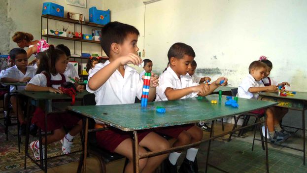 Preschool classroom of a primary school in Holguin. (Fernando Donate)