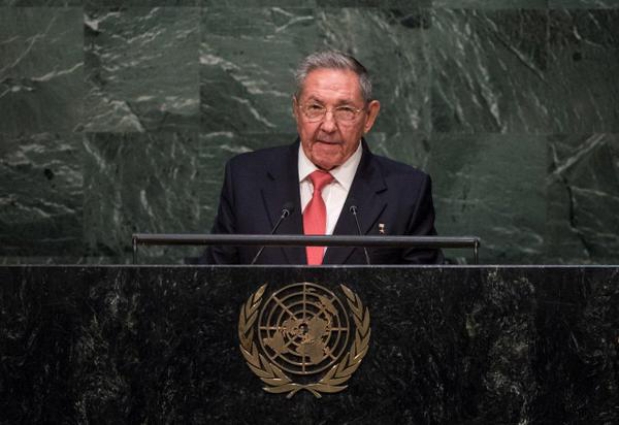 Raul Castro on Monday, September 28 at the UN General Assembly in New York (MINREX)