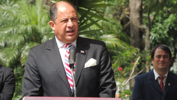 The president of Costa Rica, Luis Guillermo Solis