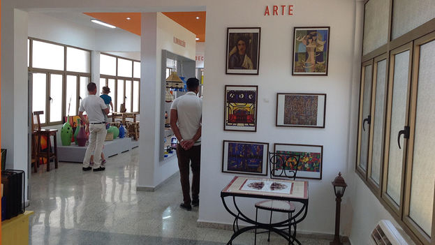The shop for Artex objects is one of the few areas of the complex that is already up and running. (14ymedio)