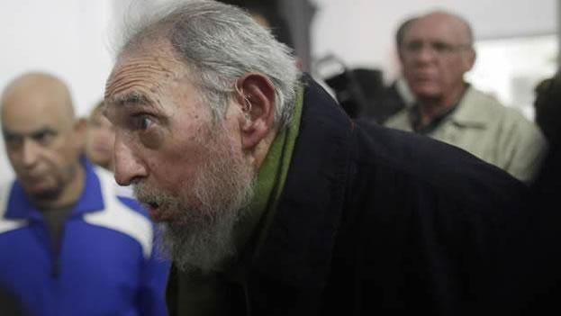 Former Cuban president Fidel Castro, in January 2014.