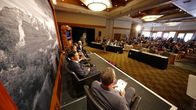 Panel at the Sedon Forum in Arizona last week. (@McCainInstitute)