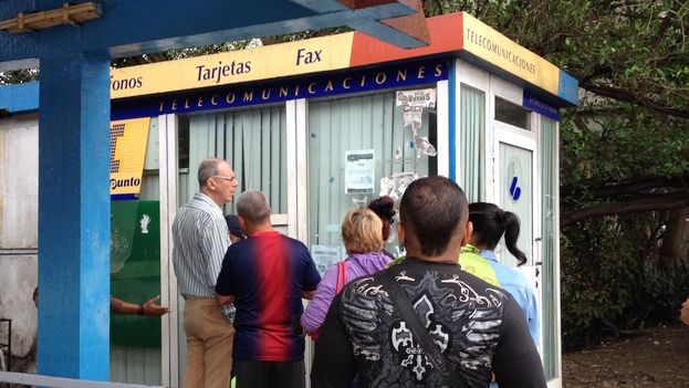 ETECSA Telepoint in Havana. (14ymedio)