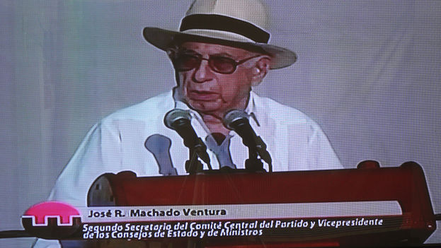 The vice president of the Councils of State and Ministers, Jose Ramon Machado Ventura. (Screenshot)