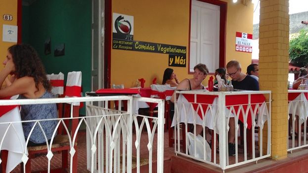 The Aubergine Restaurant in the town of Viñales, Pinar del Río. (14ymedio)