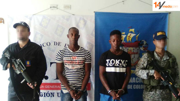 The alleged murderers of the two Cuban migrants in Colombia. (Colombian authorities)