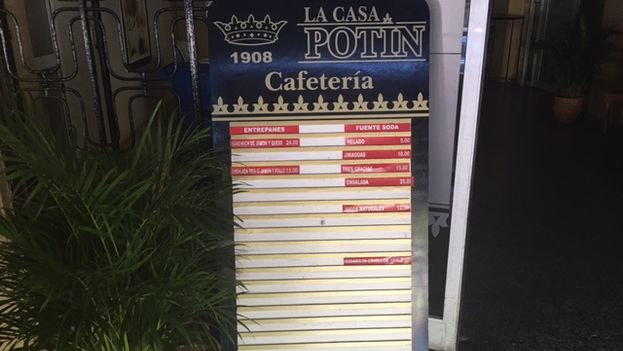The centrally located La Casa Potín restaurant is one of the 189 dining cooperatives that have been approved in recent years in Cuba. (14ymedio)