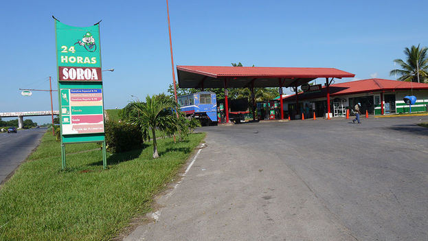 State Cupet gas station. (Jorge Guillén)