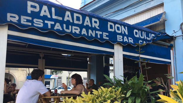 The Don Quijote paladar (private restaurant) on 23rd Street in Havana’s Vedado district. (14ymedio)