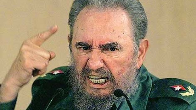 Fidel Castro in Rome in 1996
