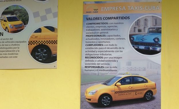 Characteristics of Cuban taxis promoted by the authorities of the sector. (14ymedio)